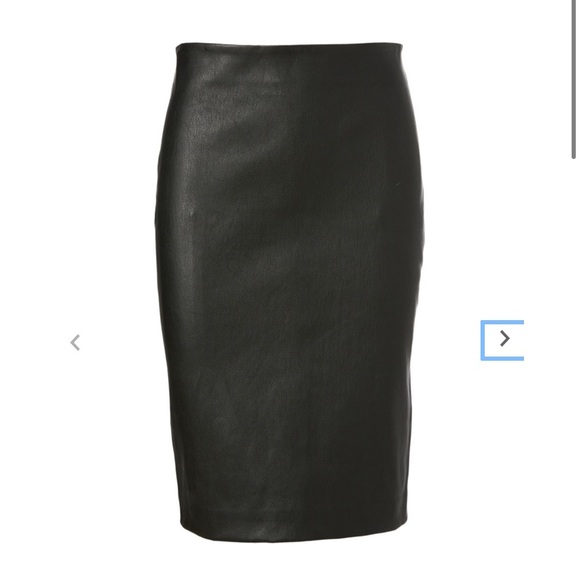 Saks 5th Avenue Leather Skirt Size XS - Picture 5 of 5